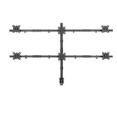 ERGONOMUS - Brazo Monitor 6 Pantallas 17-32 Pulgadas