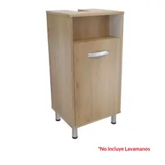 SENSI DACQUA - Mueble a Piso para Lavamanos Ray 83.3X40X35.2 cm Rovere. No incluye lavamanos