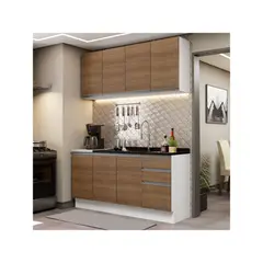 MADESA - Cocina Integral Glamy Sin Mesón De Acero 160 Cm