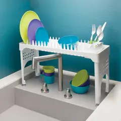 DAMECOS - Platero Ahorrador Espacio 59,5x20,5x31 cm Blanco