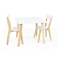 HOGAR VENECIA - Comedor Tiza 2 Puestos + Sillas Sidney