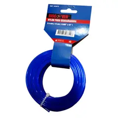 DISCOVER - Nylon Redondo Para Guadaña Diámetro 2.4 Mm Azul