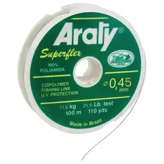 DISCOVER - Nylon Verde Araty Superflex 100mts 0.45 Mm