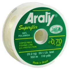 DISCOVER - Nylon Natural Araty Superflex 100mts 0.70 Mm
