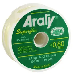 DISCOVER - Nylon Natural Araty Superflex 100mts 0.80 Mm