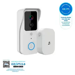 VTA PLUS - Video Portero 1080P Hd Wifi Inteligente Con Adaptador De Carga