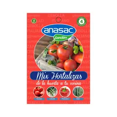 ANASAC - Semillas Mix Hortalizas 4 Gramos