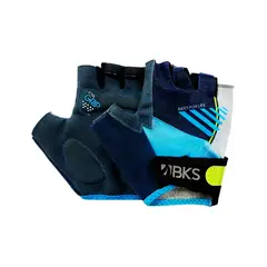 BKS - Guantes Ciclismo G150 Gel Dedo Corto Azul M