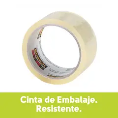 3M - Cinta Empaque Transparente 48 Mm X 100 M