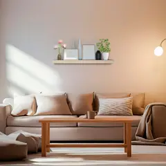 JUST HOME COLLECTION - Repisa Flotante 79,5x4x29,5cm con Pasacable Germany