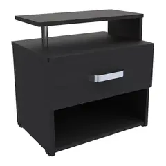 MADERKIT - Mesa De Noche Betty 47.1X48X37Cm Wengue