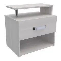 MADERKIT - Mesa De Noche Betty 47.1X48X37Cm Blanco
