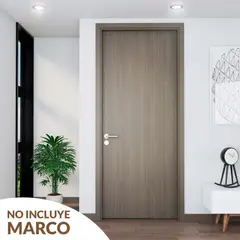 GENERICO - Puerta Gris Plata 60x200cm Interdoors