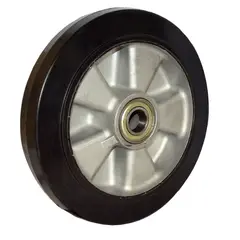 DISCOVER - Rueda Sencilla en Caucho Y Centro en Aluminio 250 mm