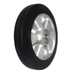 DISCOVER - Rueda Sencilla en Caucho Y Centro en Aluminio 125 mm