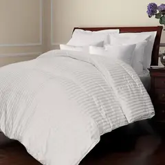 VOYPRE - Edredón King Grueso - Doble Faz Blanco/Blanco