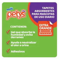 PETYS - Tapetes Para Perro De Entrenamiento Absorbentes Extra Grande x 12Und