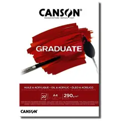 CANSON - Bitacora Grad. A4 290gr 20h C400110380 Oleo Acrili