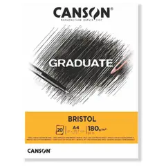 CANSON - Bitacora Grad. A4 180gr 20h C400110383 Bristol