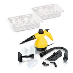 ENERGY PLUS - Combo: Limpiador a Vapor Multiusos +2 Organizadores Multiusos