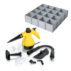 ENERGY PLUS - Combo: Limpiador a Vapor + Cubos Organizadores Multiusos