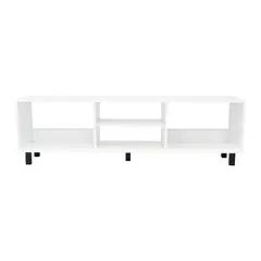JUST HOME COLLECTION - Mesa Tv Hasta 65 Pulgadas Tunez 160X47X35Cm Blanco