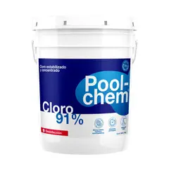 POOLCHEM - Cloro Concreto Granulado 90% X 9000 Gr