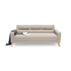 HOGAR VENECIA - Sofá Cama Sion 85X205X82Cm Plata
