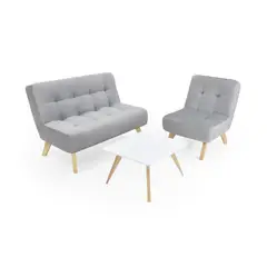 HOGAR VENECIA - Sala Navara Porto Tela Plata + Mesa Nova