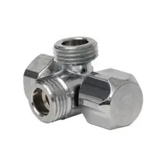 COFLEX - Llave Abasto Doble Salida Sanitario/Lavamanos/Lav