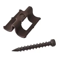 HUNTER DOUGLAS - Fijación Para Piso Deck En Madera Natural De Bamboo - Grapa Y Tornillo Pack