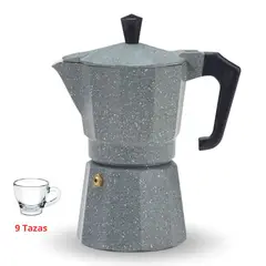 GHIDINI - Cafetera para 9 tazas Italexpress Stonew