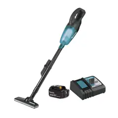 MAKITA - Aspiradora Vertical Inalámbrica 650 ml Verde/Negro DCL180