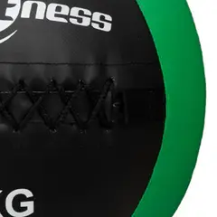 SPORTFITNESS - Balón De Peso En Cuero Sintético 10 Kg Color Verde