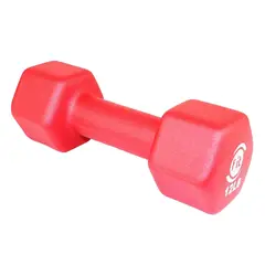 PROFIT - Set De 2 Mancuernas Encauchetadas 6 Kg Color Rojo