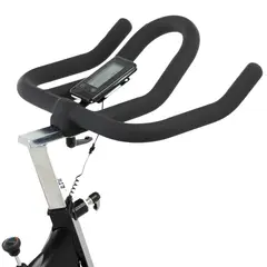 SPORTFITNESS - Bicicleta Spinning Vicenza Con Ciclocomputador Capacidad 120 Kg Color Rojo