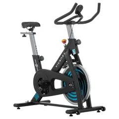 SPORTFITNESS - Bicicleta Spinning Magnética Vicenza Con Monitor Capacidad 100Kg Color Negro