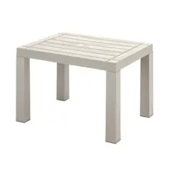 RIMAX - Mesa Plastica Rectangular 65X50X44cm Baru Mocca