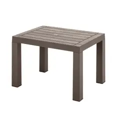 RIMAX - Mesa Plastica Rectangular 65X50X44cm Baru Mocca