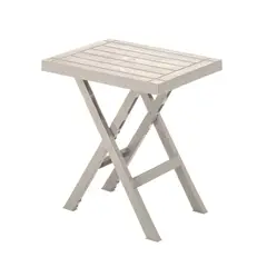 RIMAX - Mesa Plástica Rectan Plegable 65x50cm Baru Taupe