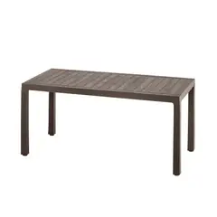 RIMAX - Mesa Plástica Rectangular 153x74x73cm Baru Gris