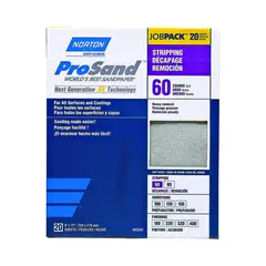 NORTON - Papel Lija Óxido Aluminio Grano 60 de 22,86 X 27,94 cm