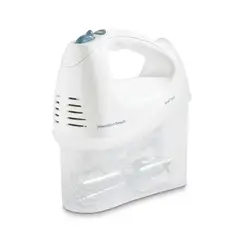 HAMILTON BEACH - Batidora Manual Blanca C/Caja Almacena