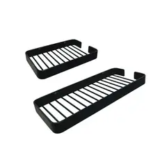 INKORPORAR - Set X2 Accesorios Baño Organizador Repisa Ducha Grazia Negro