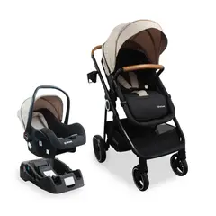 BEBESIT - Coche para Bebé con Portabebe Travel System Cosmos Beige