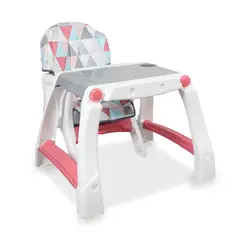 BEBESIT - Silla Comedor para Bebé Infantil Escritorio Kinder City Rosado