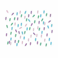 ADAZIO - Vinilo Decorativo Patrón De Plumas S 200X200Cm