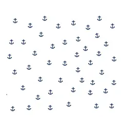 ADAZIO - Vinilo Decorativo Patrón De Anclas 200X230Cm