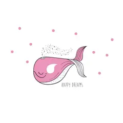 ADAZIO - Vinilo De Ballena Con Texto 110X85Cm