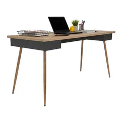 RTA DESIGN - Escritorio 150 Newport 73.5X150X63 Duna-Plomo